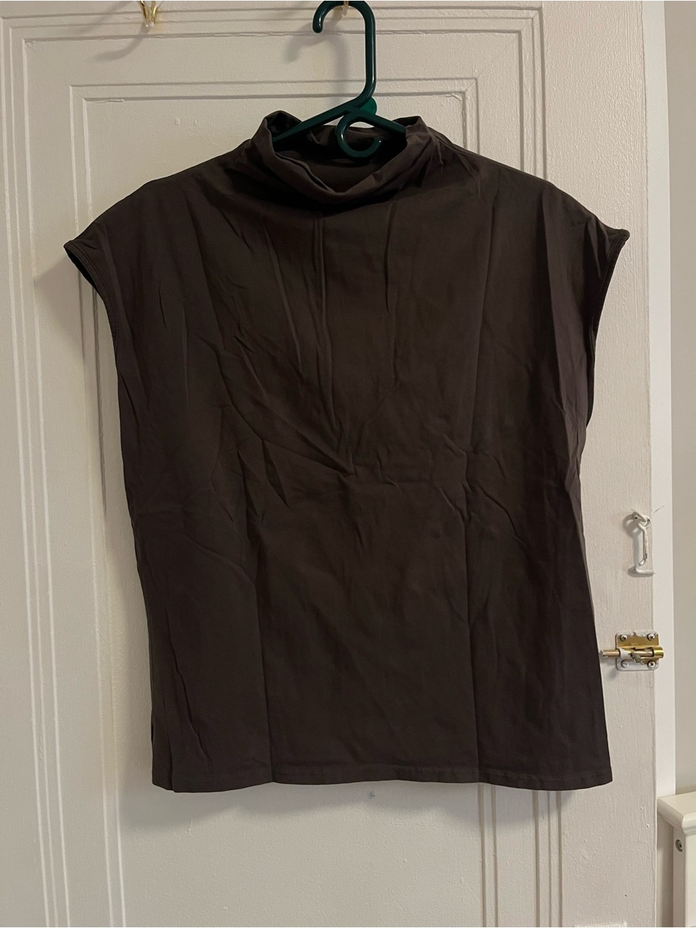 Sleeveless Mock Neck Top